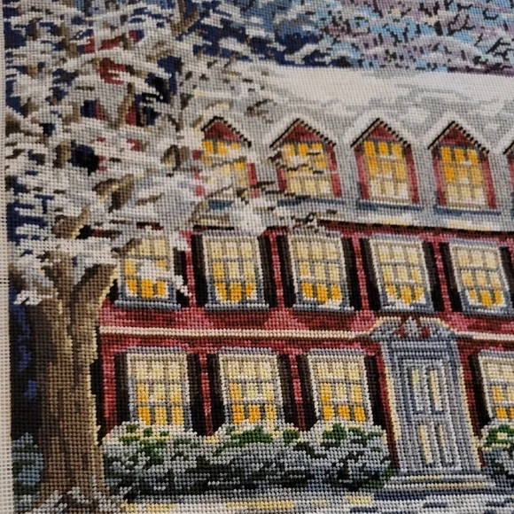 Charming Winter House Cross Stitch - Picture 3 of 6